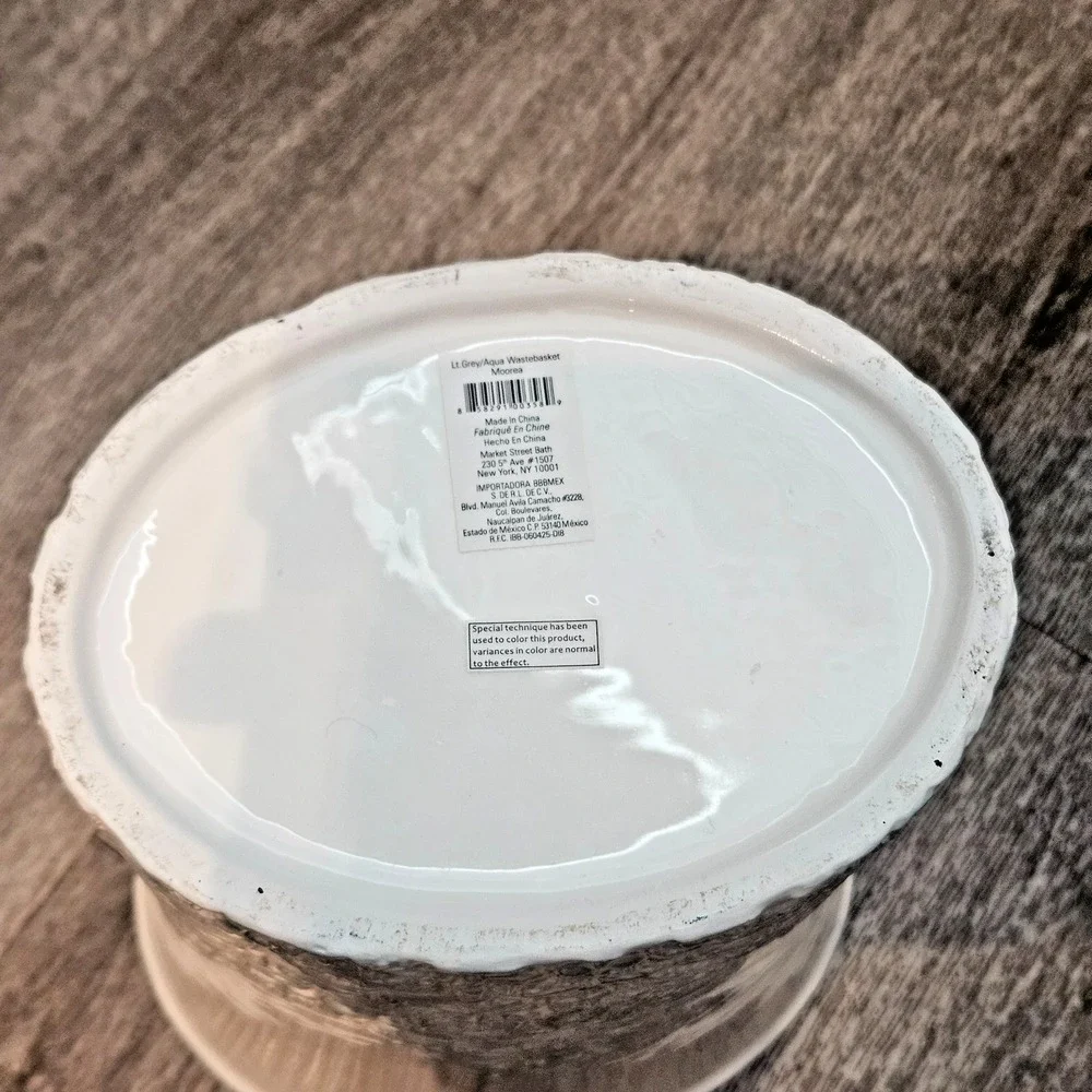 Ceramic Wastebasket 10